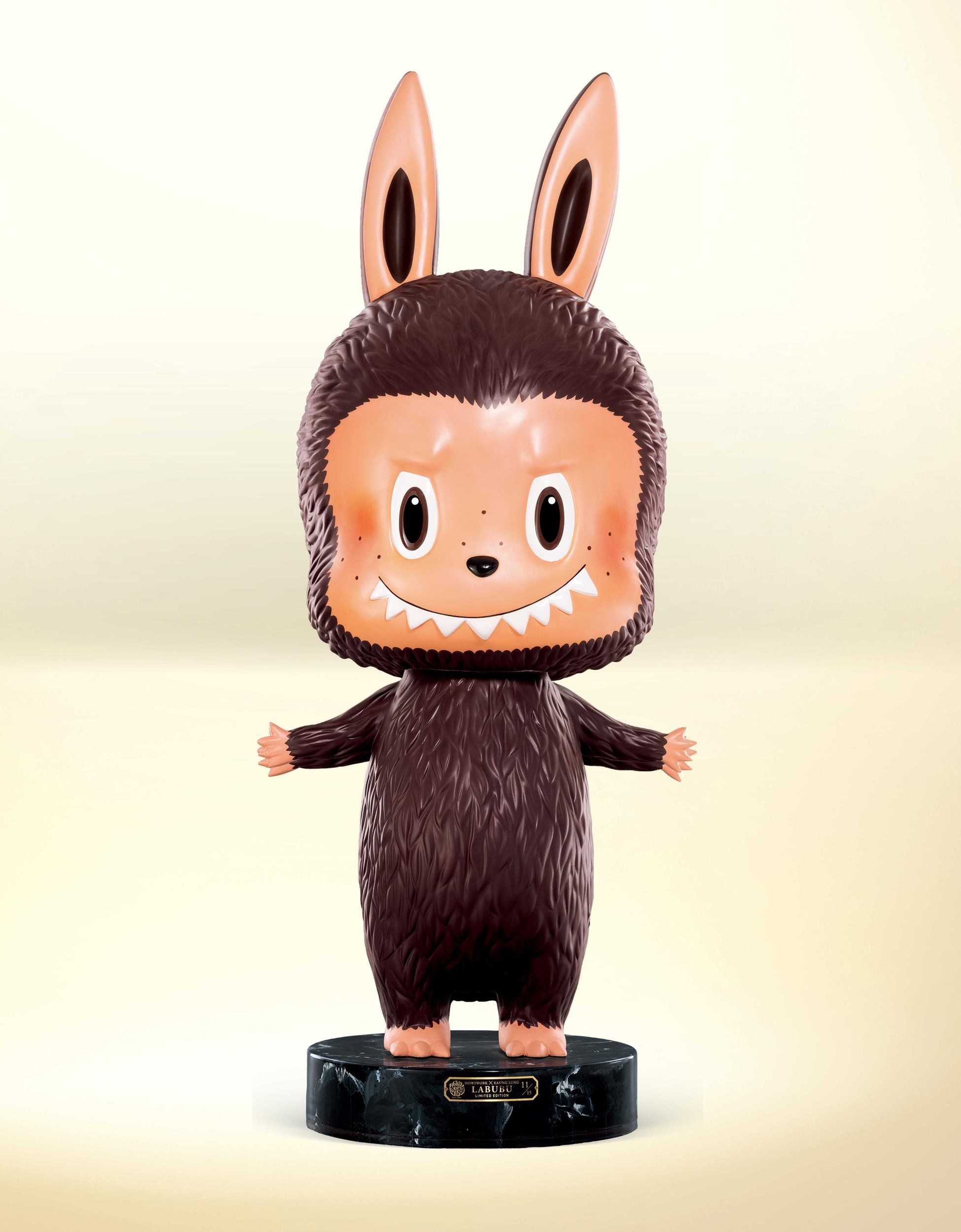 Giant Brown Labubu Sculpture (ed. 15)