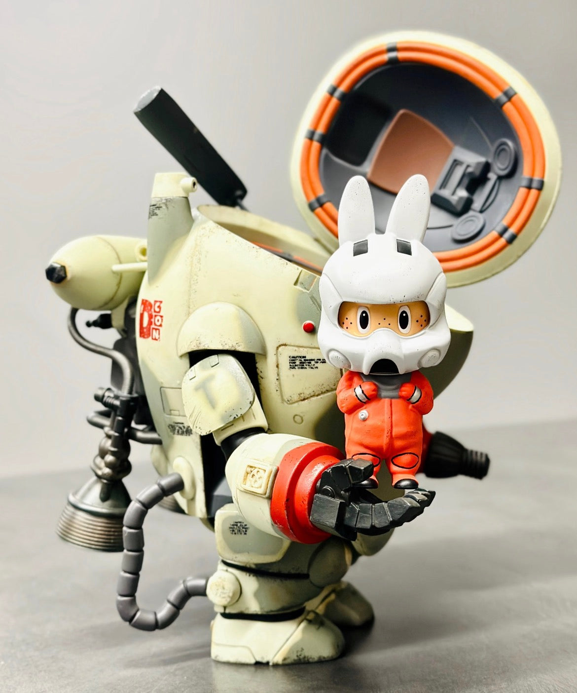 Labubu The Monsters Fireball With Mini Labubu Pilot Ver.4.5 2024 DCON Limited Edition