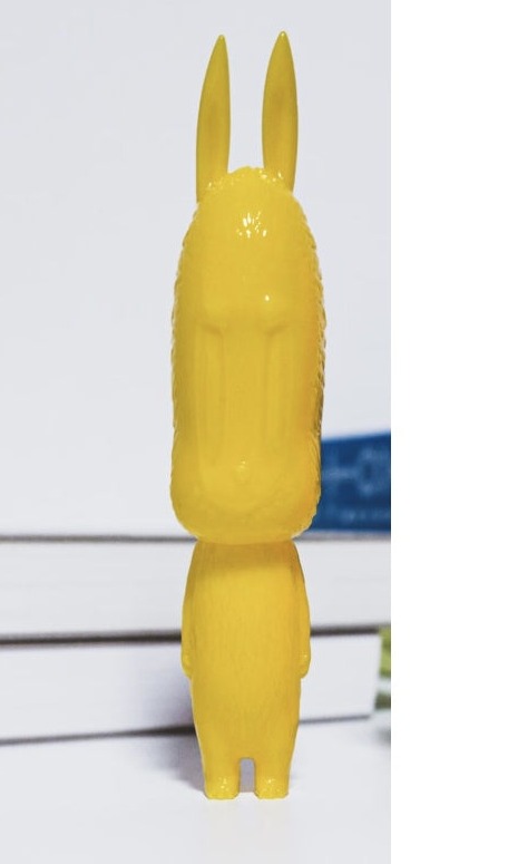 Labubu The Monsters Flatten Yellow 2021 Limited Edition