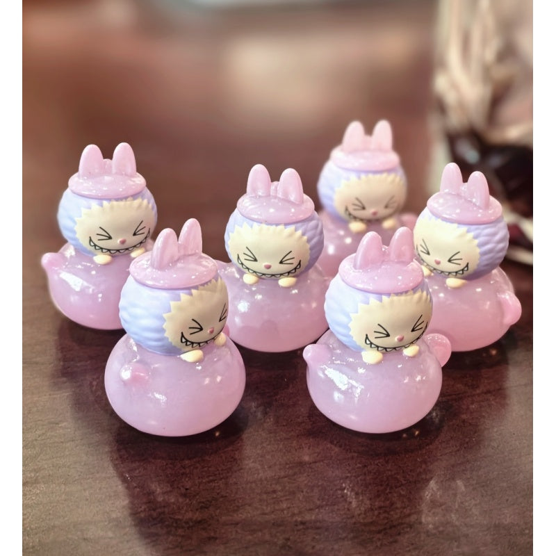 Labubu The Monsters Morning Tea Pop Bean Pink Set 2023 Limited Edition