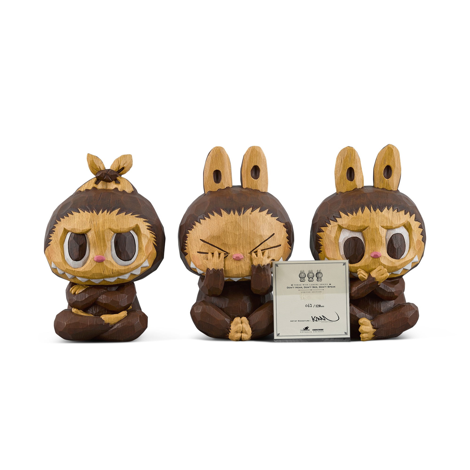 Three Wise Labubu Set (三博士)