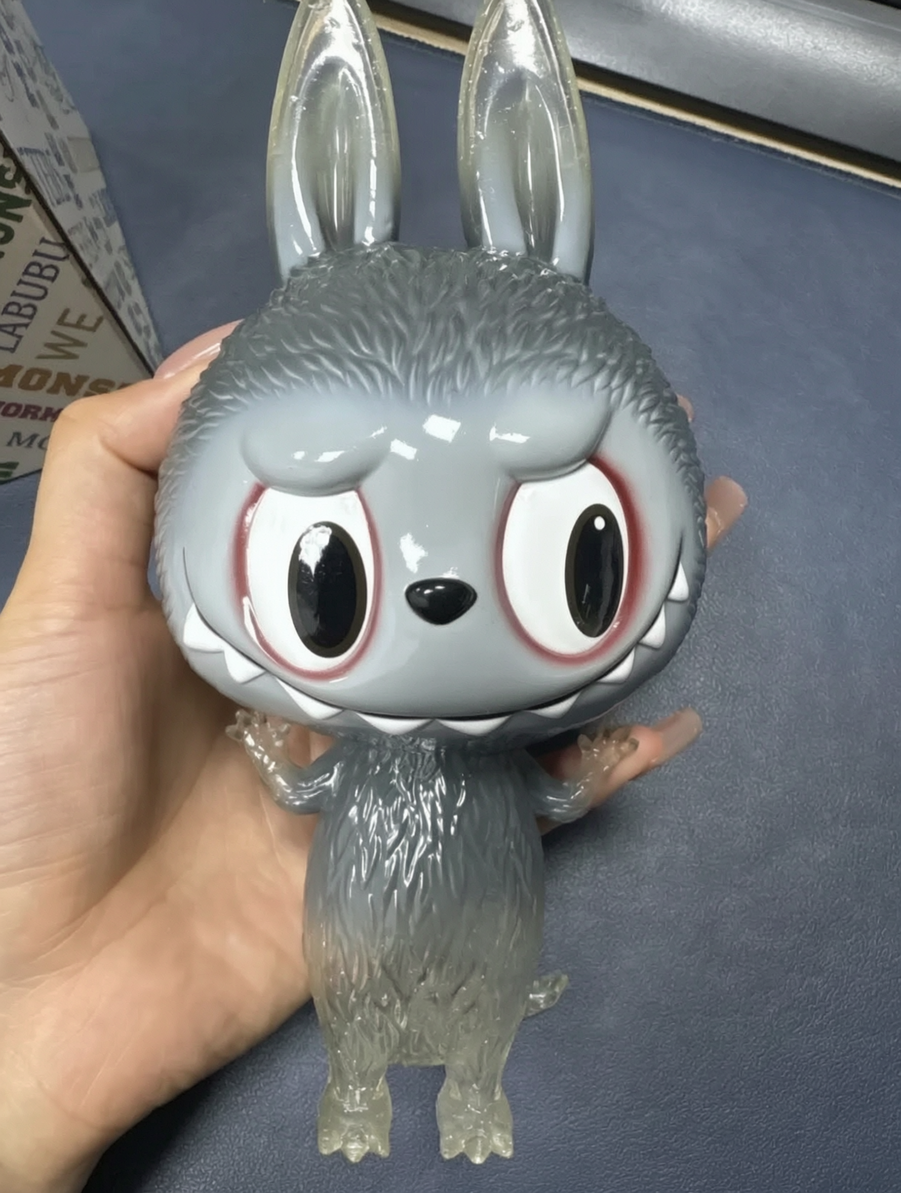 Zimomo The Monsters Lunar Gray Clear 2018 Limited Edition