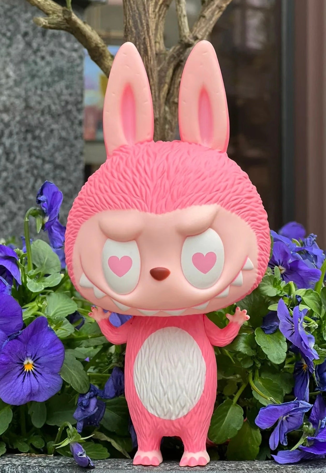 Zimomo The Monsters Mauer Pink Heart Eyes 2018 Limited Edition