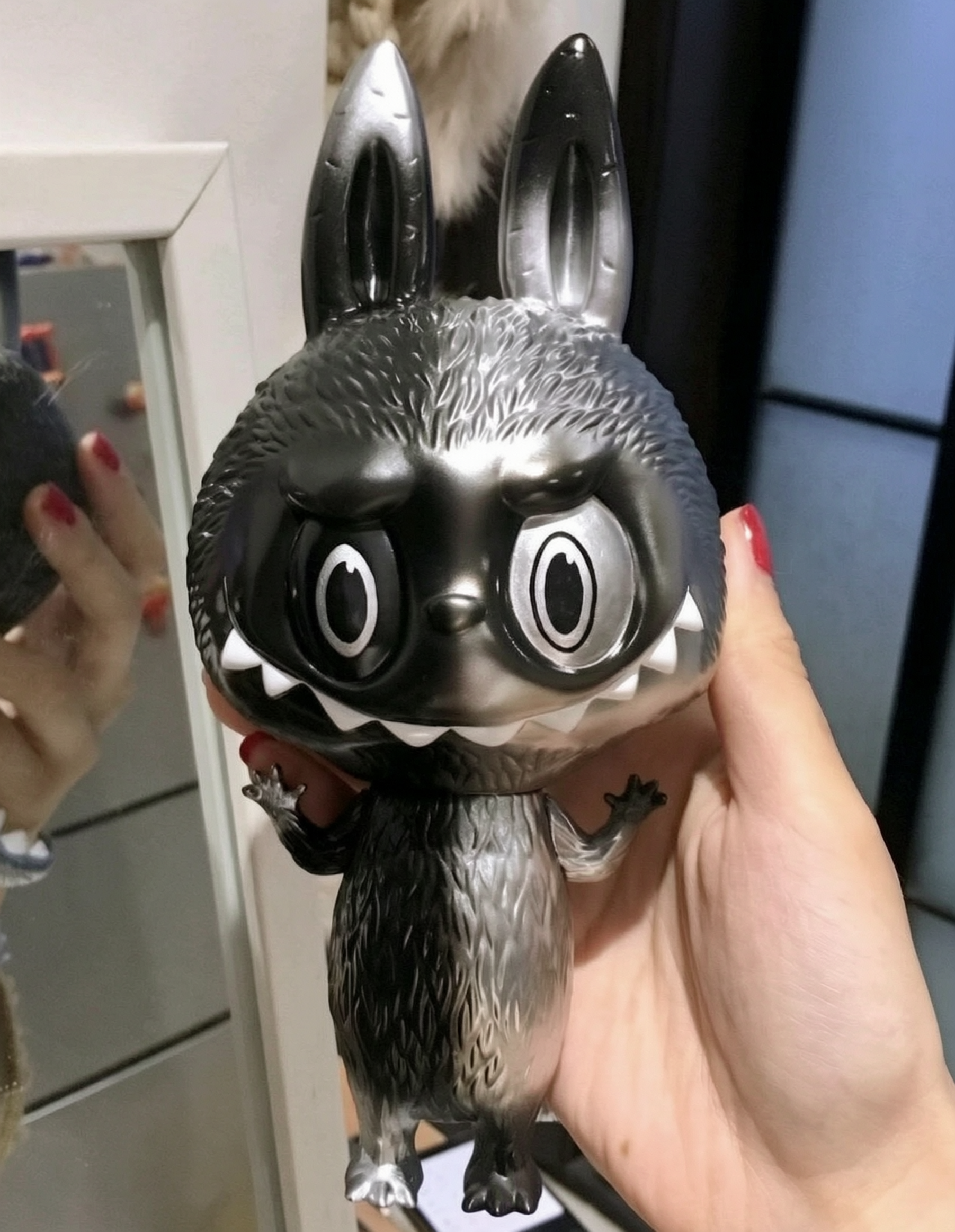 Zimomo The Monsters Yin Yang Black and Silver 2018 Limited Edition
