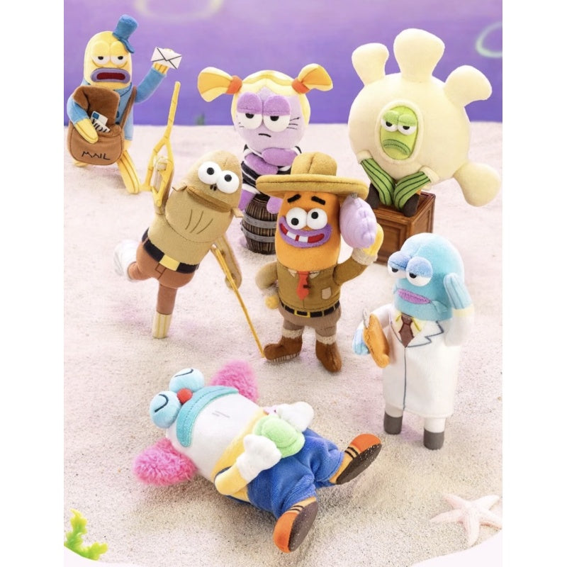 Bikini Bottom Buddies Whimsical Plush Blind Box Series 2: Whole Set (Brand New With Plastic)