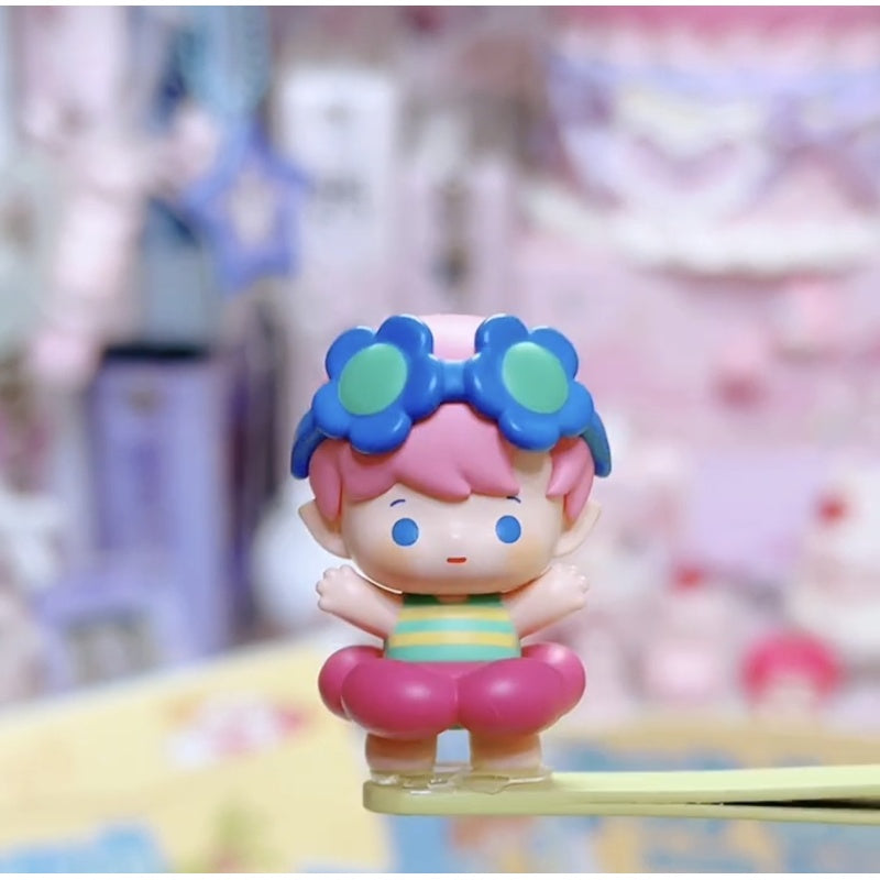 Hacipupu Pop Bean Island Vacation Blind Box Series: Pink Midsummer (Confirmed Style)