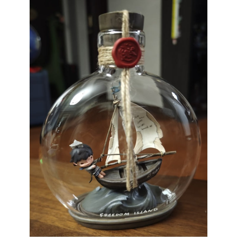 Hirono Freedom Island Drift Bottle Ornament 2025 Limited Edition