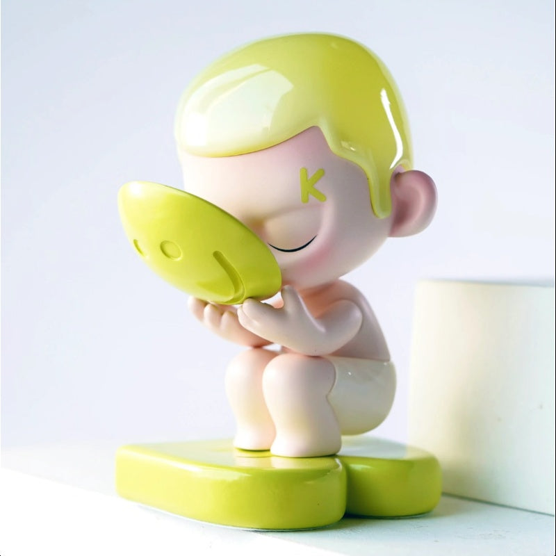 KUBO Emotional Paintball Art Toy Figure 2023 Limited Green