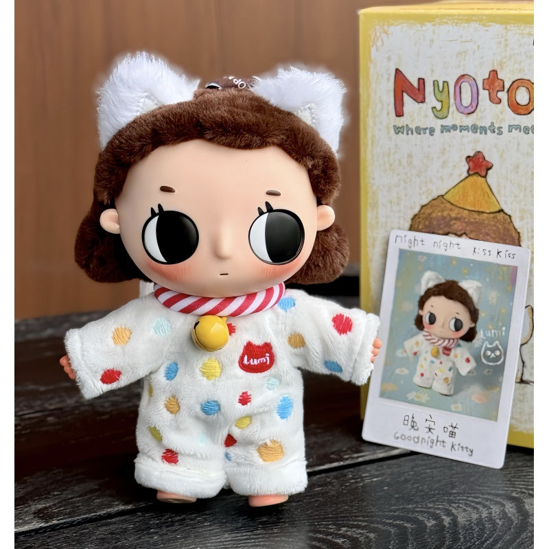 Nyota Where Moments Meet Vinyl Plush Pendant Blind Box Series: Goodnight Kitty (Confirmed Style)