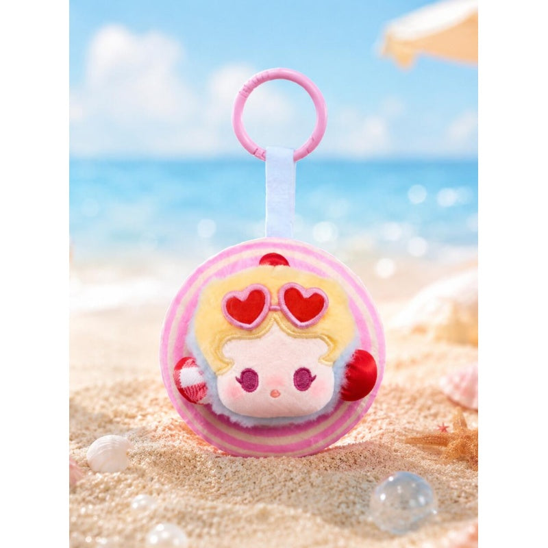 Skullpanda Island Vacation Mini Plush Pendant Blind Box Series: Summer Heartbeat (Confirmed Style)