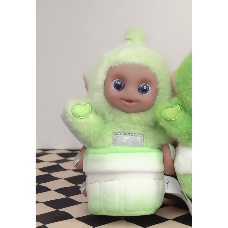 Teletubbies Afternoon Tea Diary Plush Doll Pendant Blind Box Series: Dipsy's Mint Latte (Confirmed Style)